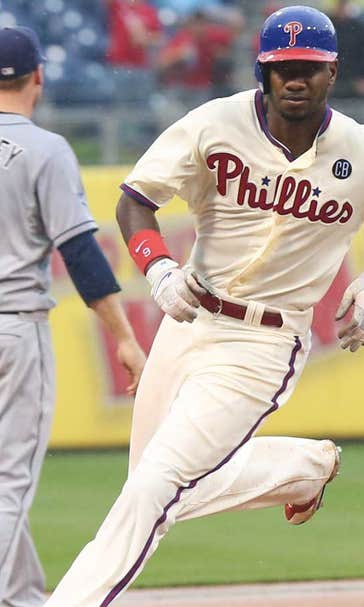 Brignac, Mayberry lead Phillies over Padres
